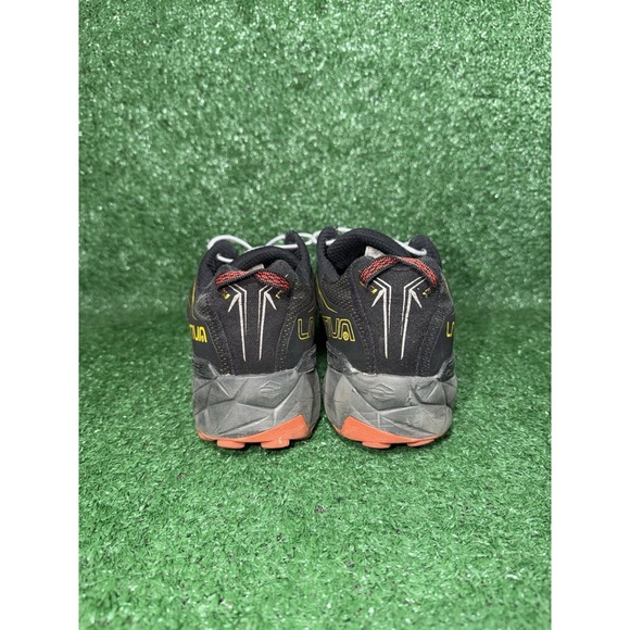 La Sportiva Akyra Shoes Mens Size 9.5 Black Yellow Trail Running Sneaker FriXion - Picture 6 of 12
